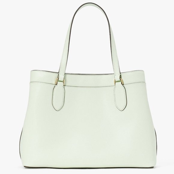 New Kate Spade Sienna Satchel Grain Leather Lime Frosting - Picture 3 of 5